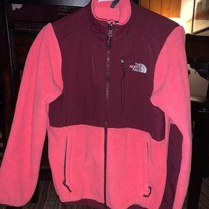 Pink North Face fleece